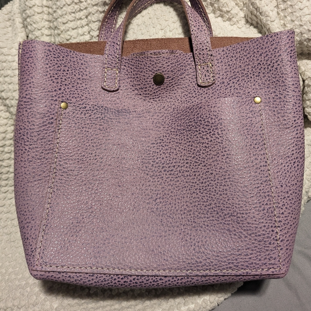 Portland Leather Goods Lilac Mini Crossbody